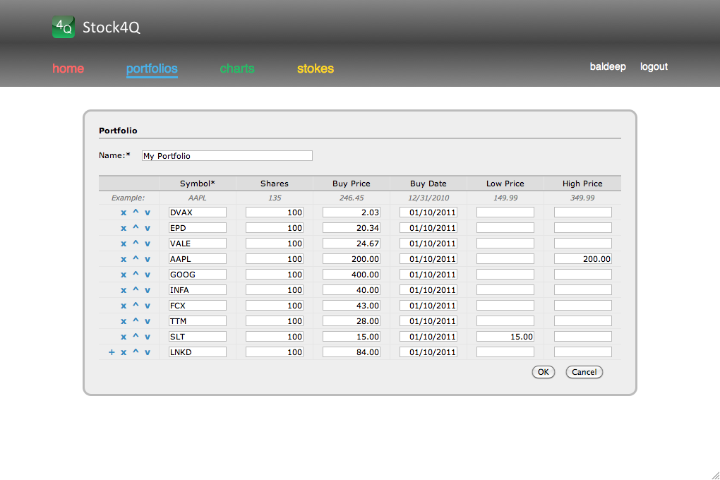 Stock4Q WebApp 4